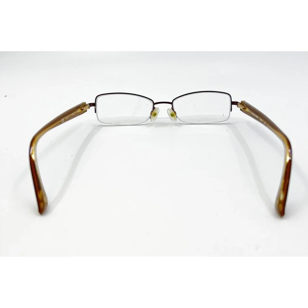 Michael Kors Eyeglasses Womens Burgundy MK312 210 Half Rim Frame 50-17-135